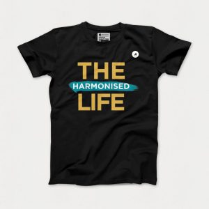 The Harmonised Life T-shirt (Black)